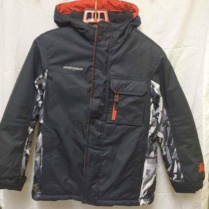 ZeroXposur Boys Ski Jacket Black Camouflage M